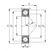 FAG Angular contact ball bearings - 7307-B-XL-2RS-TVP #1 small image