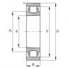 FAG Cylindrical roller bearings - N1088-K-M1-SP