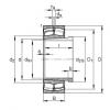 FAG Spherical roller bearings - 23122-E1-XL-K-TVPB + AHX3122