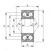 FAG Angular contact ball bearings - 3220 #1 small image