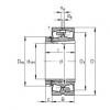 FAG Spherical roller bearings - 23024-E1A-XL-K-M + H3024 #1 small image