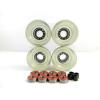 Blank 60mm Longboard Cruiser Multi Clear Color Wheels + ABEC 7 Bearing + Spacers #3 small image