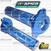 Apico Blue Alloy Throttle Tube Sleeve With Bearing For Husqvarna TE 300 2014 #1 small image