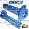 Apico Blue Aluminium Alloy Throttle Tube With Bearing For Honda CR 250 1991 91 #1 small image