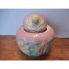 Vtg Hull Sunglow Pink Pottery Flower Yellow USA Grease Jar Pot Floral 1940&#039;s #3 small image