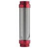 WESTWARD 44C486 Clear Tube Grease Gun Barrel, Red Ends #1 small image