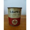 Vintage Caltex 1lb tin of Water Pump Grease #1 small image