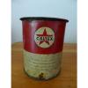 Vintage Caltex 1lb tin of Water Pump Grease