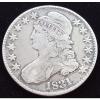 1831 50C Capped Bust Half Dollar VF ~ strong liberty struck through grease