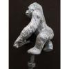 grease monkey with monkey wrench, gorilla, ratrod,car hood ornament mascot #2 small image