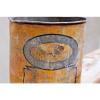 Antique Prairie City Winnipeg BUFFALO Oil Tin Can Grease Pail #2 small image