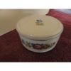 Homer Laughlin Petit Point Grease Jar. Very Nice. Kitchen Kraft &#034;Oven Serve&#034;