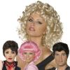 Smiffys Official Adult Grease Sandy Danny Rizzo Frenchy Fancy Dress Costume Wig #1 small image