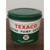 Vintage Texaco water pump grease can 1 lb.