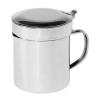 Oggi 7324 Stainless Steel Grease Can with Removable Strainer, 1-Quart #1 small image