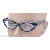 Polka Dot 1950&#039;s Style Glasses 50&#039;s Rock n Roll Fancy Dress Grease 4 Colours #3 small image