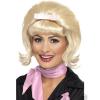 Ladies 1950s Flicked Beehive Wig 50s Housewife Grease Fancy Dress Costume Adult #3 small image