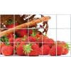 Fresh Fruit Strawberry Wall Decal Sticker Kitchen Exhaust Grease Oil Proof #1 small image
