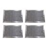4 Pack Aluminum Mesh Microwave Grease Filter for Frigidaire 5304464105- #1 small image