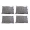4 Pack Aluminum Mesh Microwave Grease Filter for Frigidaire 5304464105- #2 small image