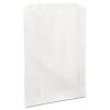 PB25 Grease-Resistant Sandwich Bags, 6 1/2 x 1 x 8, White, 2000/Carton #1 small image