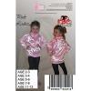 LUXURY PINK LADIES GREASE STYLE JACKET CHILD SIZE AGE 7-8 YEARS #1 small image