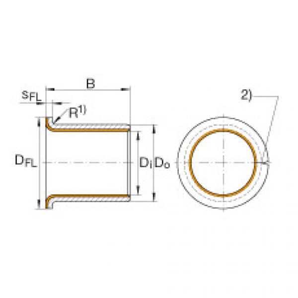 FAG Flanged bushes - EGF16120-E40-B #1 image