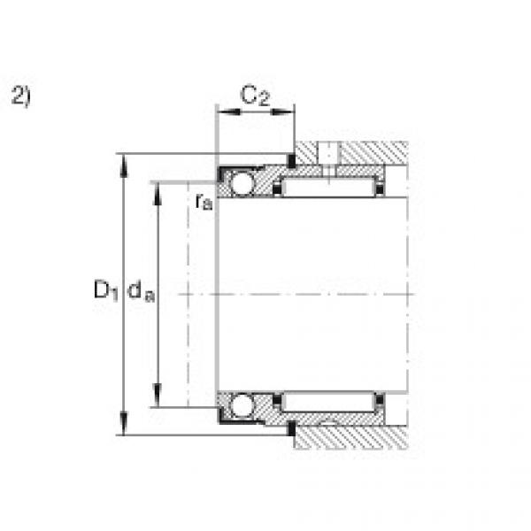 FAG Needle roller/axial ball bearings - NX17-XL #2 image