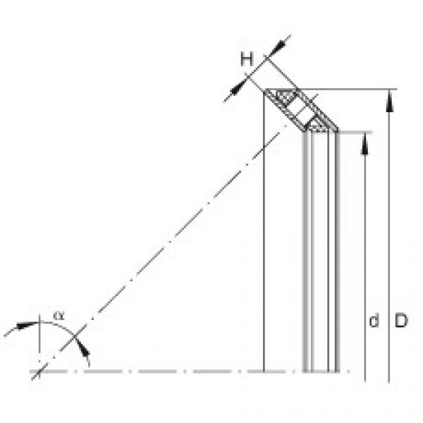 FAG Axial angular contact roller bearings - AXS0816 #1 image