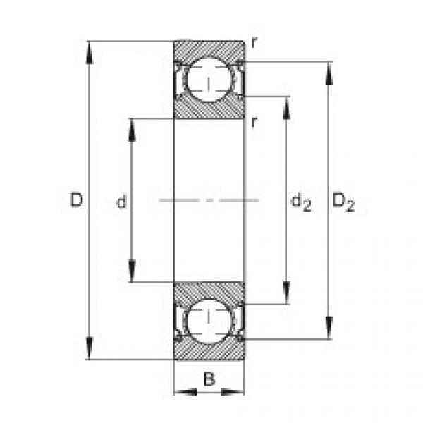 FAG Deep groove ball bearings - 6208-C-2Z #1 image