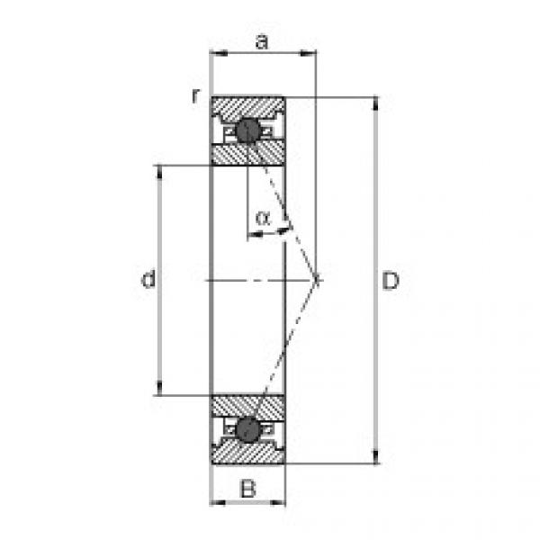 FAG Spindle bearings - HC71915-E-T-P4S #1 image