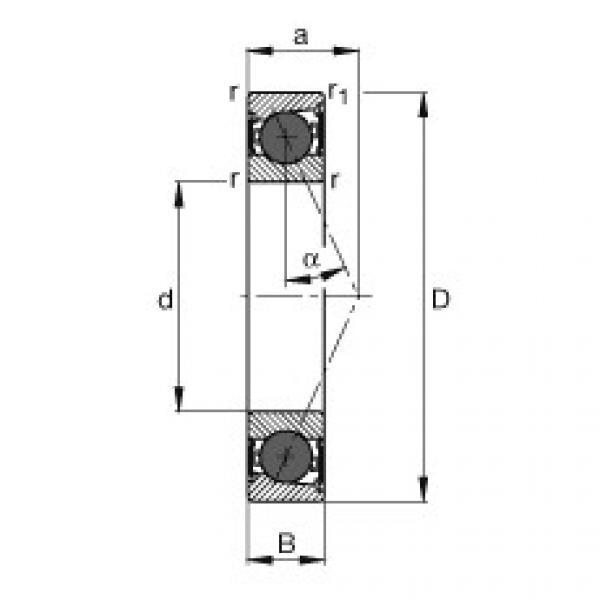FAG Spindle bearings - HCB71915-E-2RSD-T-P4S #1 image
