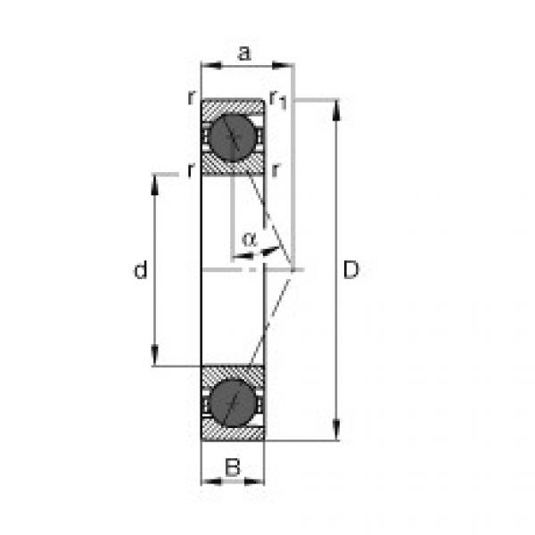 FAG Spindle bearings - HCB7021-E-T-P4S #1 image