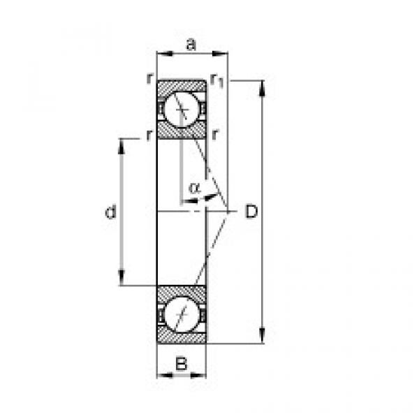 FAG Spindle bearings - B71917-E-T-P4S #1 image