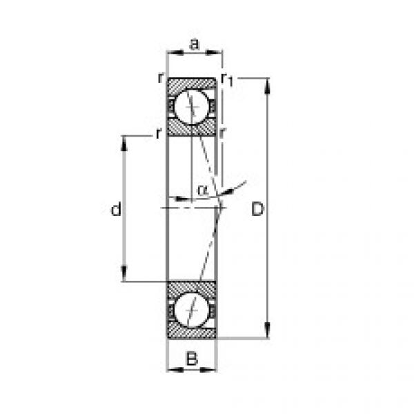 FAG Spindle bearings - B7017-C-T-P4S #1 image