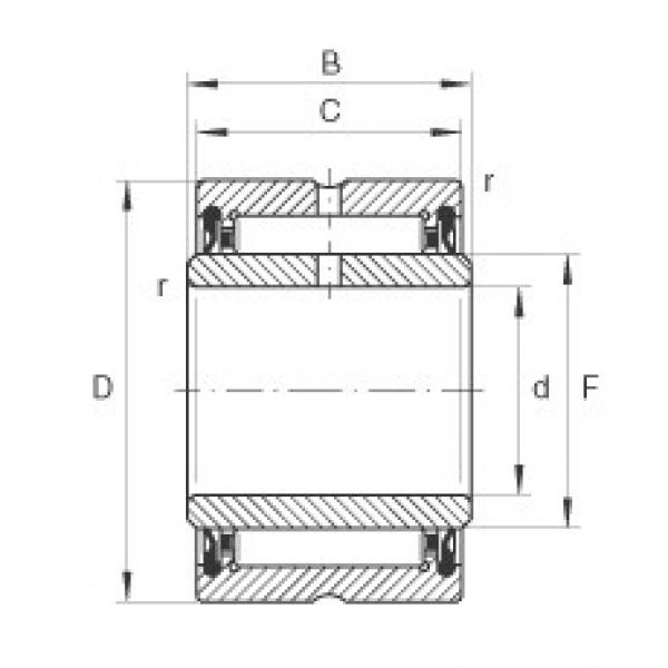 FAG Needle roller bearings - NA4903-2RSR-XL #1 image