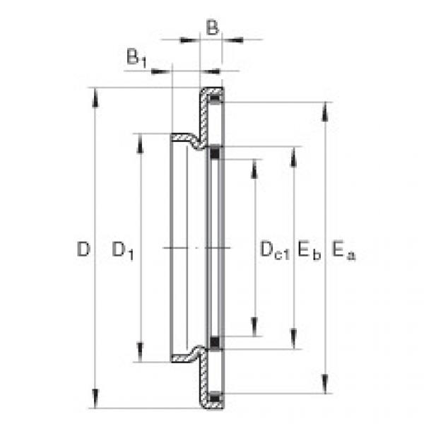 FAG Axial needle roller bearings - AXW30 #1 image