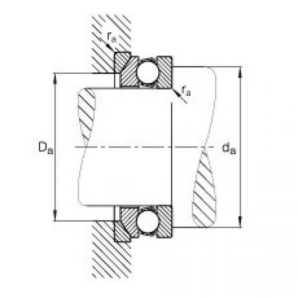 FAG Axial deep groove ball bearings - 53207 + U207 #3 image