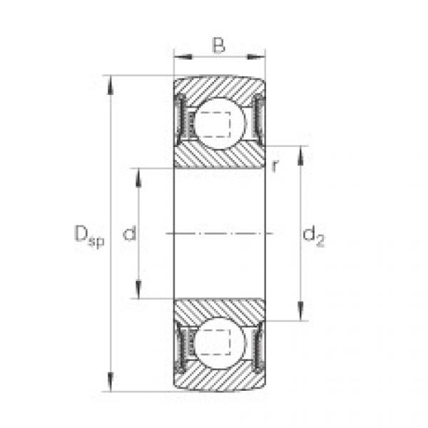 FAG Self-aligning deep groove ball bearings - 201-XL-NPP-B #1 image