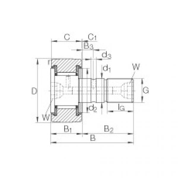 FAG Stud type track rollers - KR90-PP #1 image