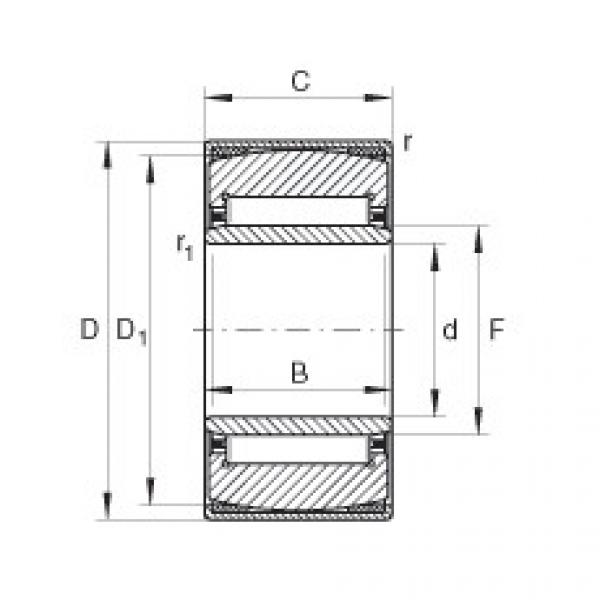 FAG Aligning needle roller bearings - PNA20/42-XL #1 image