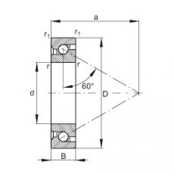 FAG Axial angular contact ball bearings - BSB045075-T #1 image