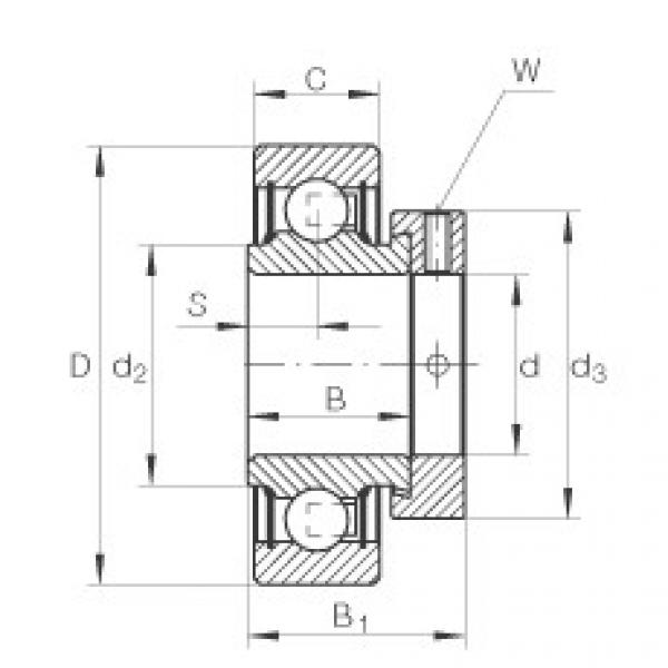 FAG Radial insert ball bearings - RA103-NPP #1 image