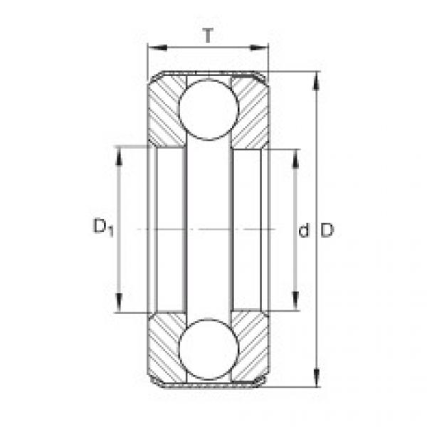 FAG Axial deep groove ball bearings - B11 #1 image