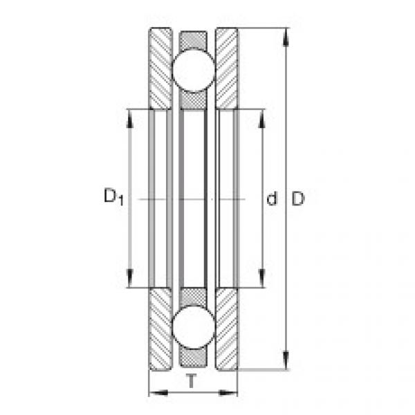 FAG Axial deep groove ball bearings - 4421 #1 image