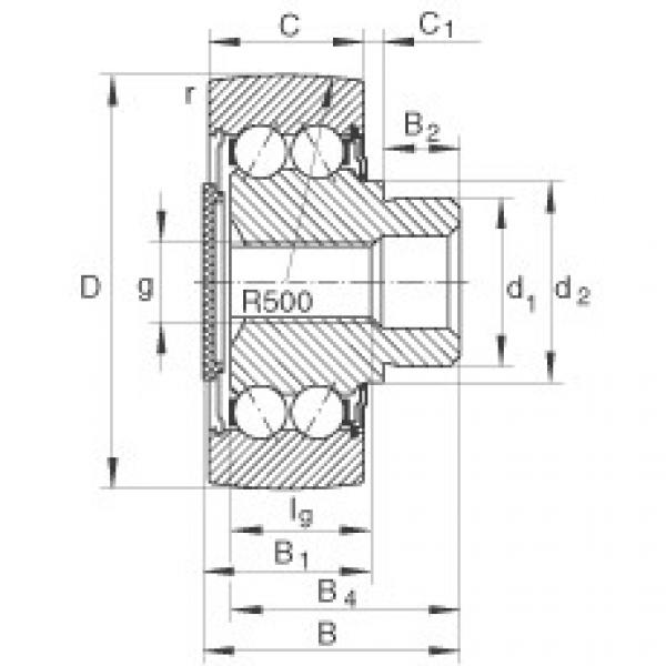 FAG Stud type track rollers - ZL5201-DRS #1 image