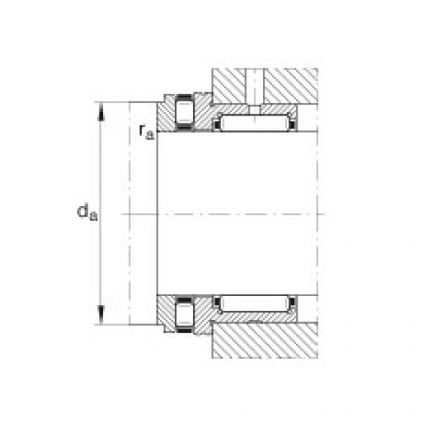 FAG Needle roller/axial cylindrical roller bearings - NKXR35-XL #2 image