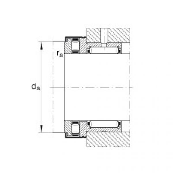 FAG Needle roller/axial cylindrical roller bearings - NKXR17-Z-XL #2 image