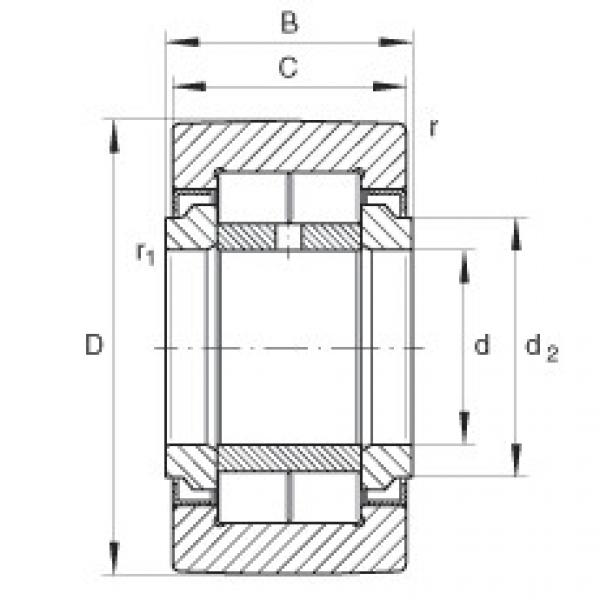 FAG Yoke type track rollers - NUTR1747 #1 image