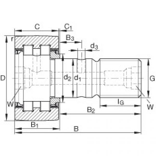 FAG Stud type track rollers - PWKR47-2RS-XL #1 image